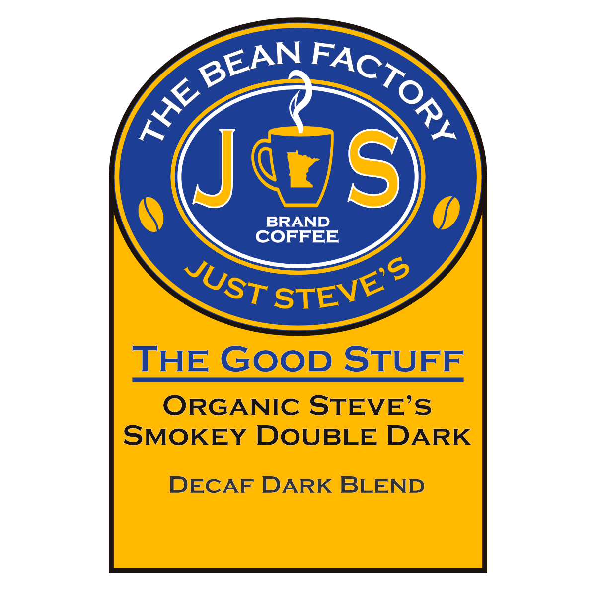Decaf Organic Steve's Smokey Double Dark